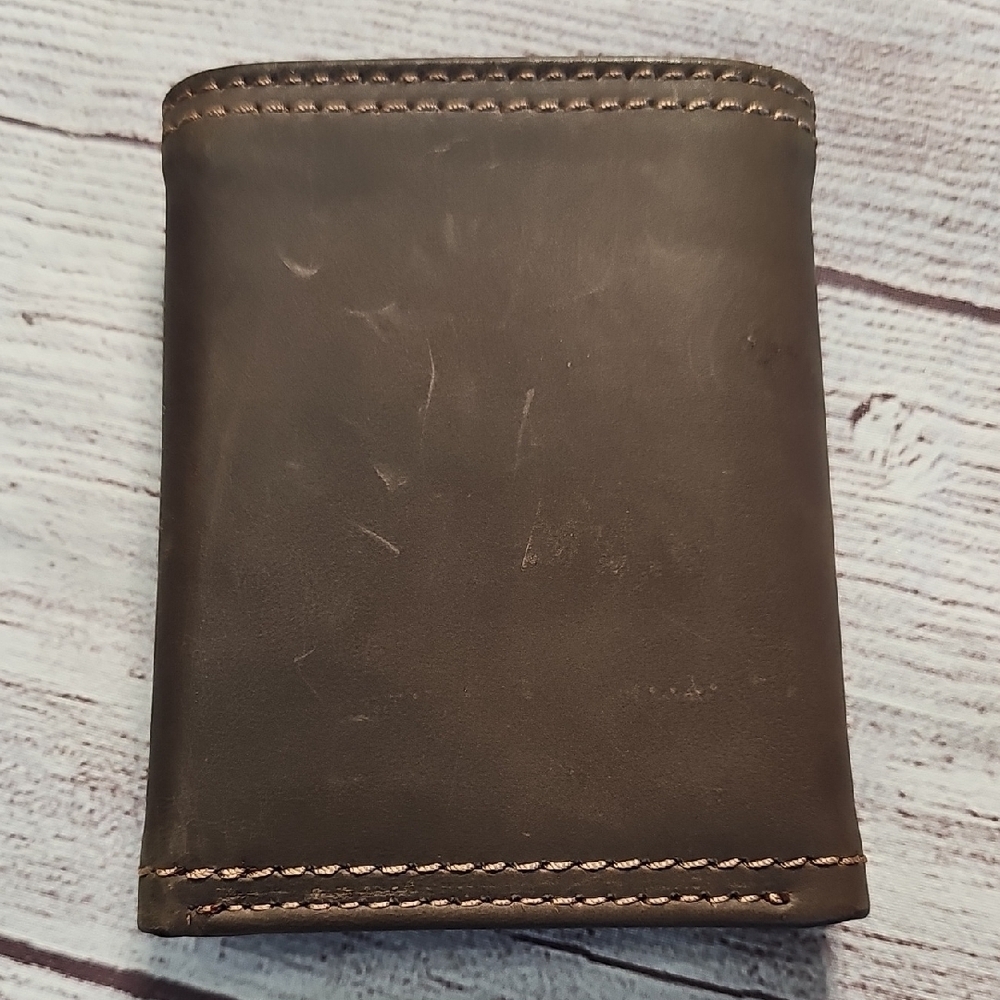 Columbia Dark Brown Leather Wallet - Picture 3 of 11